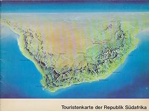 Touristenkarte Republik Südafrika.