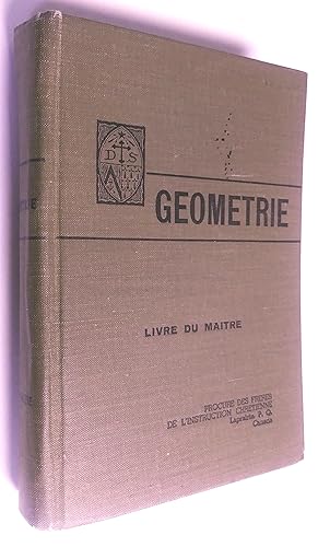 Éléments de géométrie, livre du maître