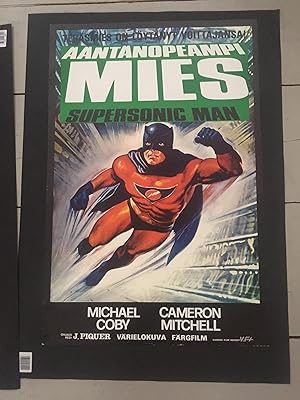 SUPERSONIC MAN - Vintage First Screening Movie Poster, 1981