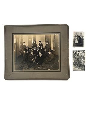 Scarce Archive of 3 Military Cross Dressing Original Photographs, 1919 to 1930s