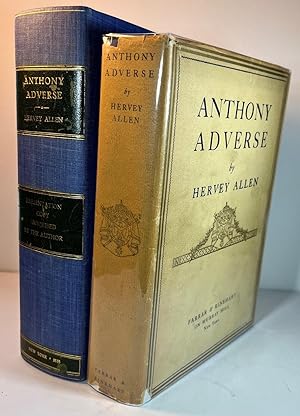 Anthony Adverse (Inscribed Association and Review Copy)
