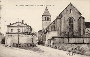 Ansichtskarte / Postkarte Is sur Tille Côte-d'Or, Kirche, Asylraum