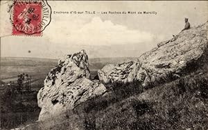 Ansichtskarte / Postkarte ist sur Tille Côte-dOr, Les Roches du Mont de Marcilly