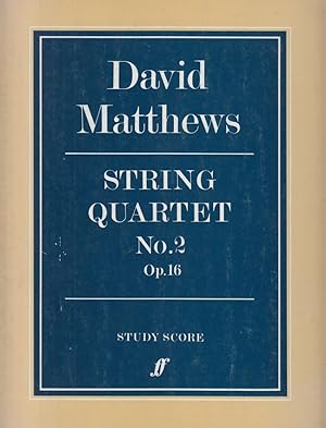 String Quartet No.2, Op.16 - Study Score