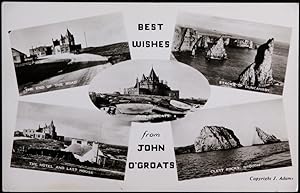 John O'Groats Real Photo Vintage Postcard