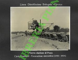 Prato. Nuova stazione. 1921/1926. (Sottovia - Rilevato - Cava Abatoni, Cava Gonfienti). (Linea Di...