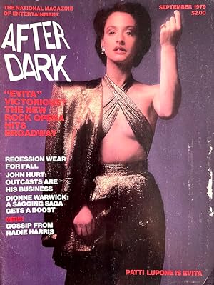 After Dark magazine, Sept 1979 (Patti Lupone as Evita on cover)