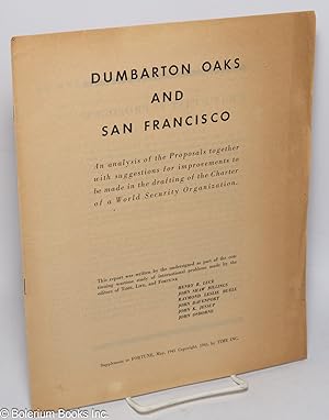 Dumbarton Oaks and San Francisco