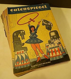 Eulenspiegel - Zeitschrift für Satire und Humor, fast kpl. 10. bzw. 18. Jahrgang [es fehlt die # ...