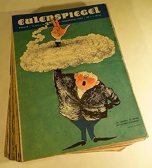 Eulenspiegel - Zeitschrift für Satire und Humor, unkompletter 11. bzw. 19. Jahrgang [mit 8 fehlen...