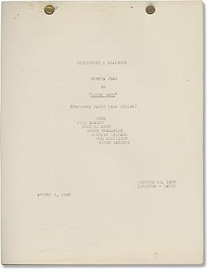 River Gang (Original post-production script for the 1945 film)
