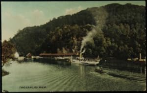 Trossachs Pier Ship Steamer Postcard