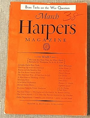 Harper's Magazine, March 1938