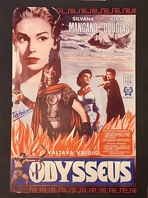 ULYSSES - Vintage First Screening Movie Poster, 1955