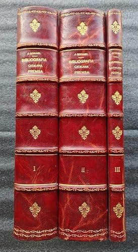 Bibliografia Catalana Premsa 3 vols 1931