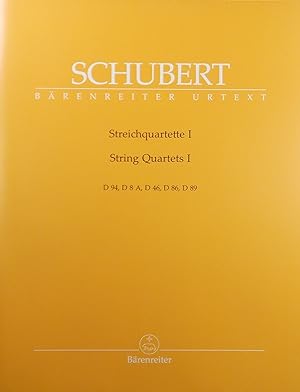 Streichquartette I (Urtext), D94, D8A, D46, D86, D89, (String Quartets) Set of Parts