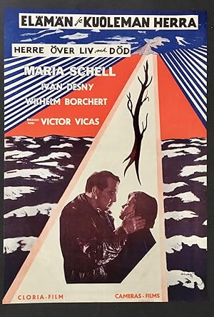 Herr über Leben und Tod (Master of Life and Death) - A Vintage Film Poster from Finland