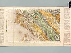 Saintes. Carte topographique de l'Etat-Major. Carte géologique détaillée