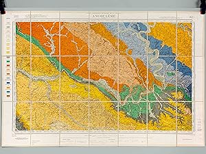 Angoulême. Carte topographique de l'Etat-Major. Carte géologique détaillée