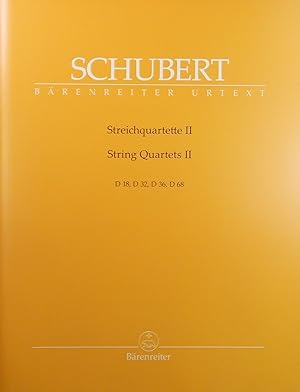Streichquartette II (Urtext), D18, D32, D36, D68, (String Quartets) Set of Parts