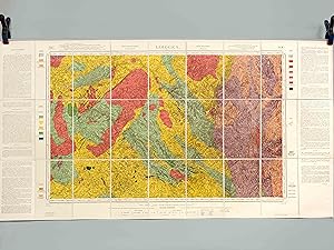 Limoges. Carte topographique de l'Etat-Major. Carte géologique détaillée