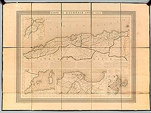 Carte de l'Algérie Année 1844