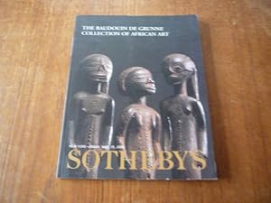 The Baudouin De Grunne Collection of African Art. 19 May 2000