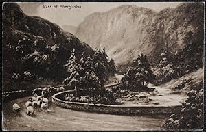 Aberglaslyn Pass Vintage 1924 Postcard
