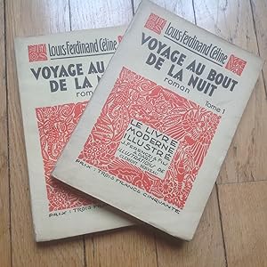 VOYAGE AU BOUT DE LA NUIT .Complet en deux volumes brochés et illustrés