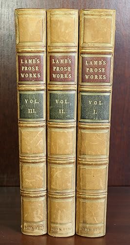 George Daniel's Copies of The Prose Works of Charles Lamb in 3 Volumes