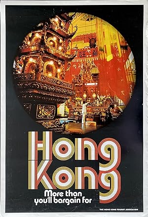 Original Vintage Poster - Hong Kong - More than you'll Bargain For