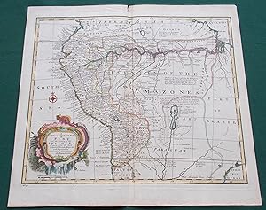 A New and Accurate Map of Peru, and the Country of the Amazones. Drawn from the most authentick F...