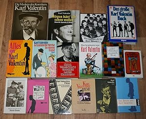 16 Bücher - KARL VALENTIN Werke. Komiker, Lustiges, Heiteres, Humor, Streiche.