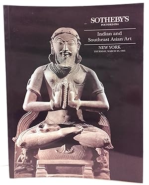 Indian and Southeast asian art. Sotheby's, New York, march 23, 1995.