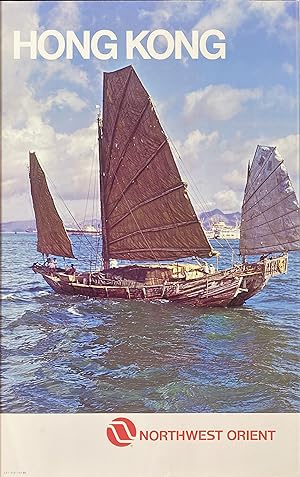 Original Vintage Poster - Northwest Orient - Hong Kong (small format)