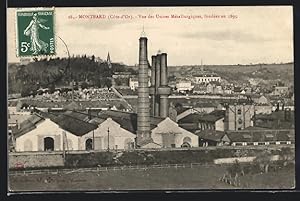 Carte postale Montbard, Vue des Usines Metallurgiques, fondées en 1895
