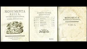 Monumenta Boica (vollständige Originalausgabe 1787 Band XV Niederaltach - Thierhaupten - Mallersd...