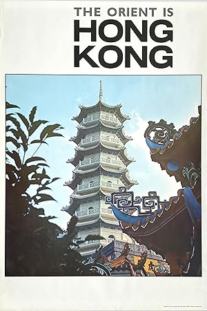 Original Vintage Poster - The Orient is Hong Kong