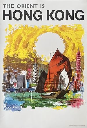 Original Vintage Poster - The Orient is Hong Kong