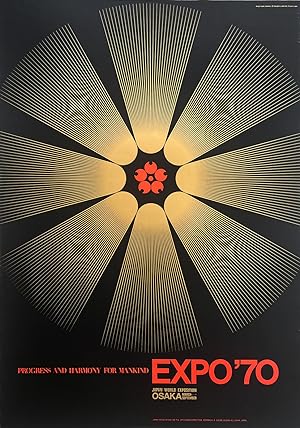 Original Vintage Poster - EXPO '70, Japan World Exposition, Osaka
