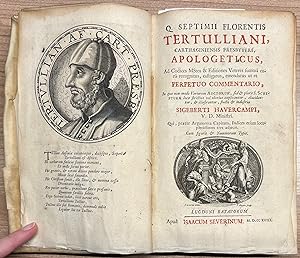 Religion, 1718, Latin | Q. Septimii Florentis Tertulliani, Carthaginiensis Presbyteri, Apologetic...