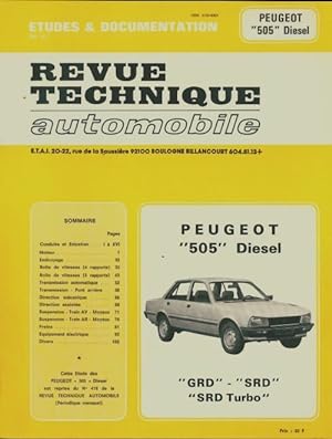 Peugeot 505 diesel - Collectif