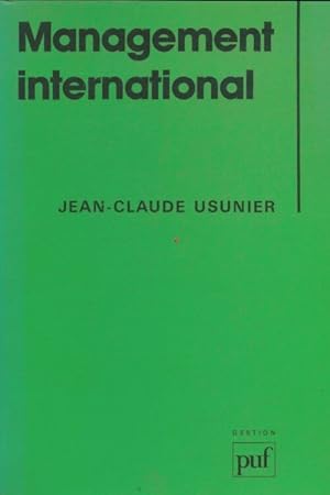 Management international - Jean-Claude Usunier