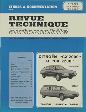Citre?n CX2000 et CX2200 - Collectif