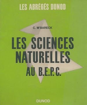Les sciences naturelles au BEPC - Christiane M'Bareck