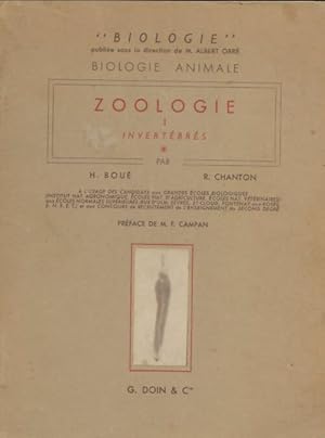 Zoologie Tome I : Invert br s - H Bou 