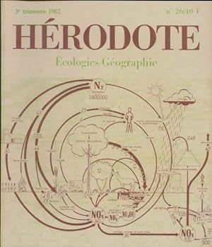 H rodote n 26 :  cologie / G ographie - Collectif
