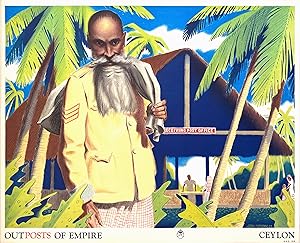 Original Vintage Poster - Outposts of Empire, Ceylon