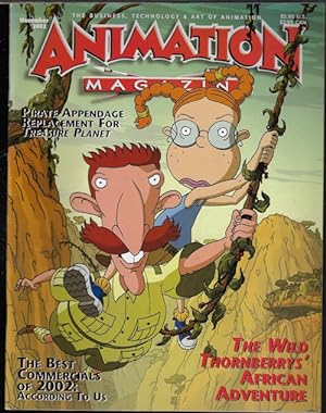 ANIMATION Magazine: November, Nov. 2002 (Wild Thornberrys; Lara Croft; Treasure Planet; more)