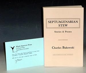 Septuagenarian Stew (uncorrected Proof) with Card to Lee Hendrix, Signed By John Martin